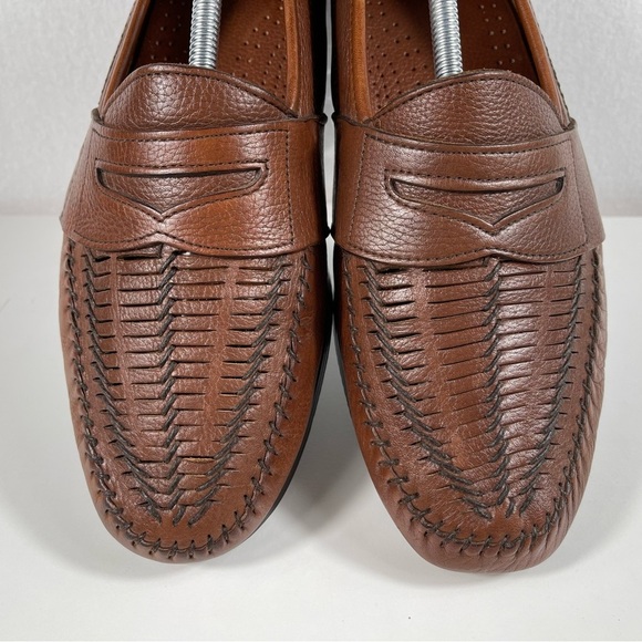 Dexter Shoes Mens 11M Brown Penny Loafers Leather Made In USA Dress Casual - Picture 5 of 10